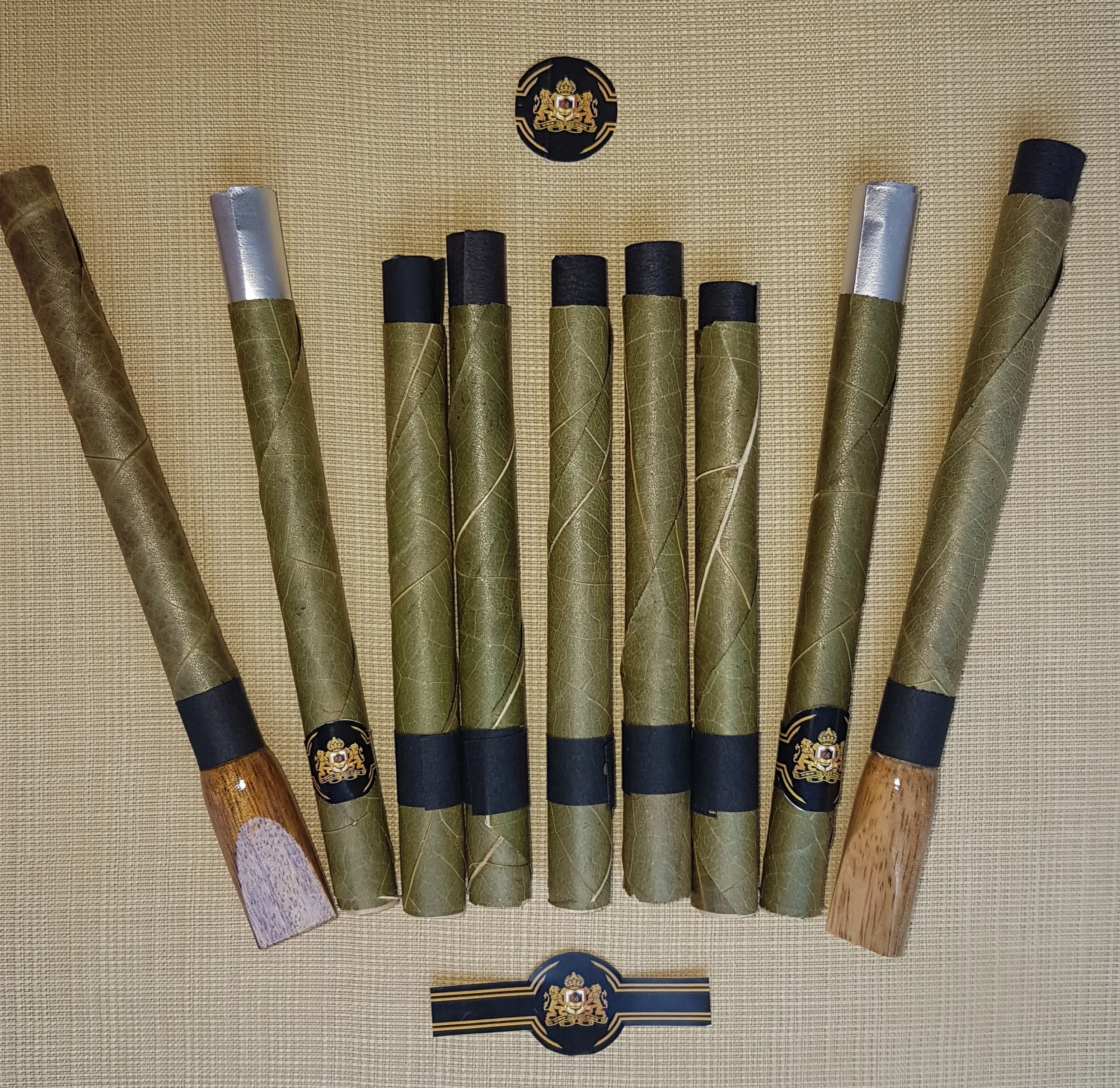 Factory supply Natural Leaf Blunts Mini & king Pre rolls Blue dream Terpenes infused OEM leaf blunts Pre rolled leaf