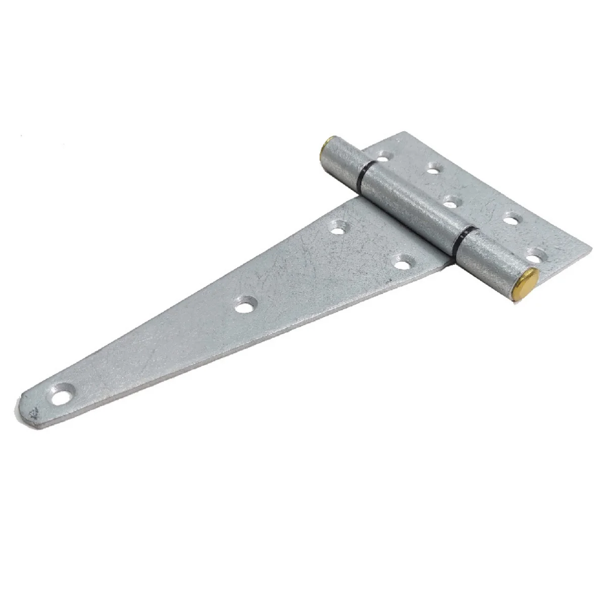 T-Strap Shed Hinge Heavy Duty Gate Strap Hinge Tee Barn Shed Gate Hinges 8 Inch Galvanized Rustic Hardware Iron Rustproof