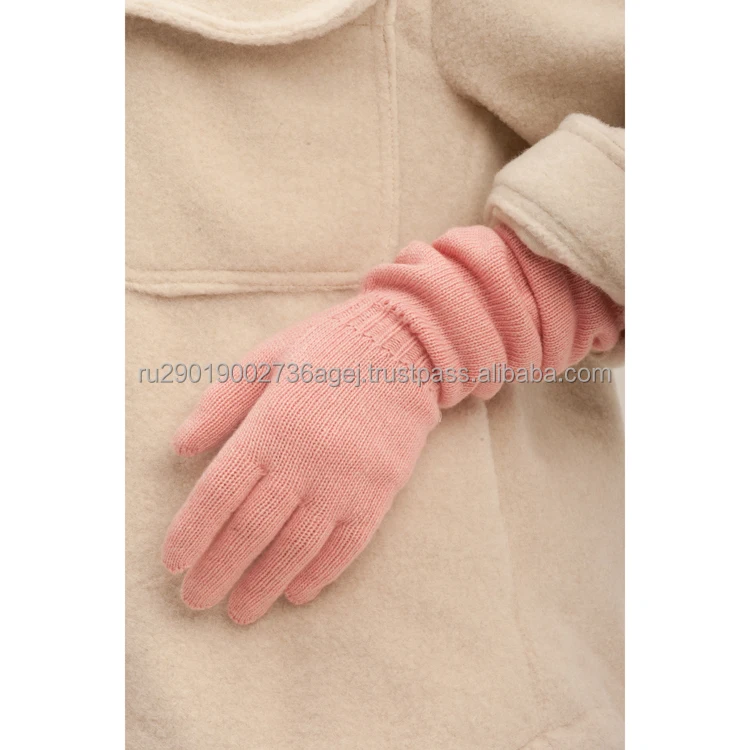High quality knitted gloves for autumn/winter the original Orenburg goat down knitting from manufacturer women knitwear