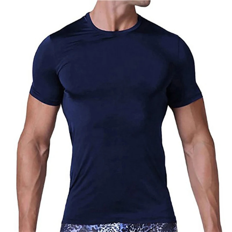  Новые обычные мужские футболки для спортивного зала выступлений