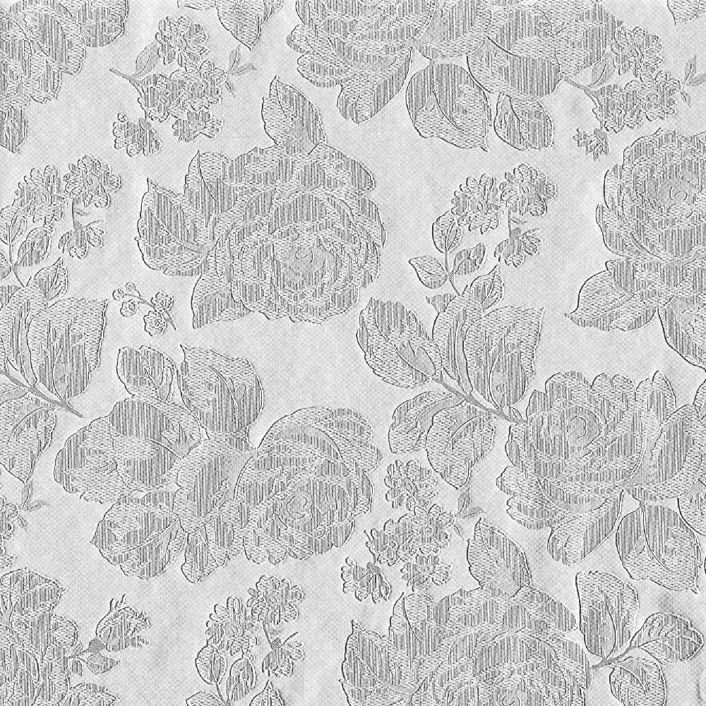 
Waterproof PVC Transparent Table Cloth Flower Embossed PVC Soft Table Cloth 