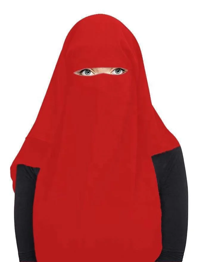 Traditionable muslim women hijab niqab hijab conservative head and face covering