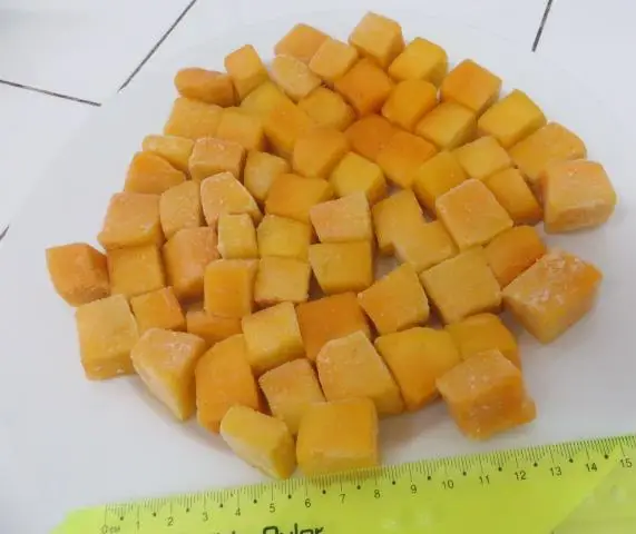 Сладкий IQF Замороженные ломтики манго из вьетнамской консервированной воды цельной мякоти и кокосовых бананов в объемной вакуумной упаковке картонная