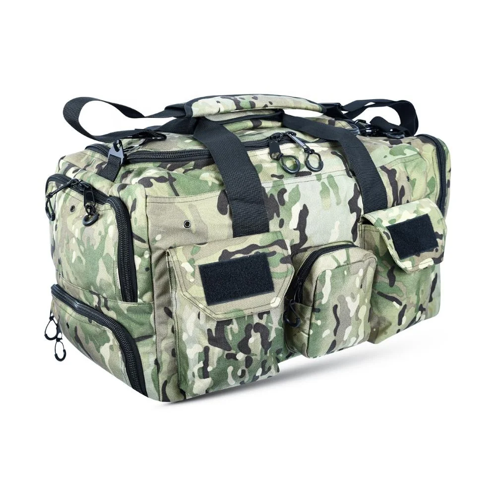 Large shoulder stripe 1000D nylon cordura gym duffel bags