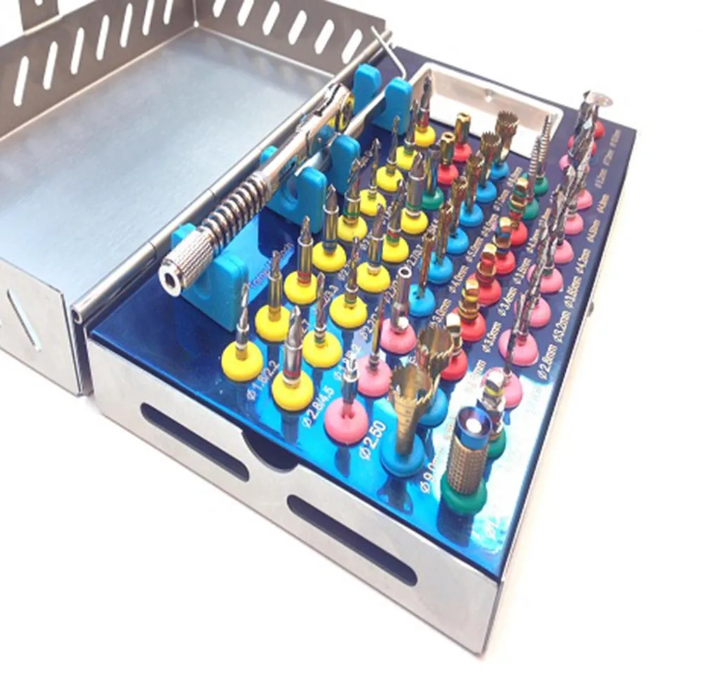 35 шт. Набор хирургических инструментов для имплантации с пробкой набор зубов/Набор расширителей костей