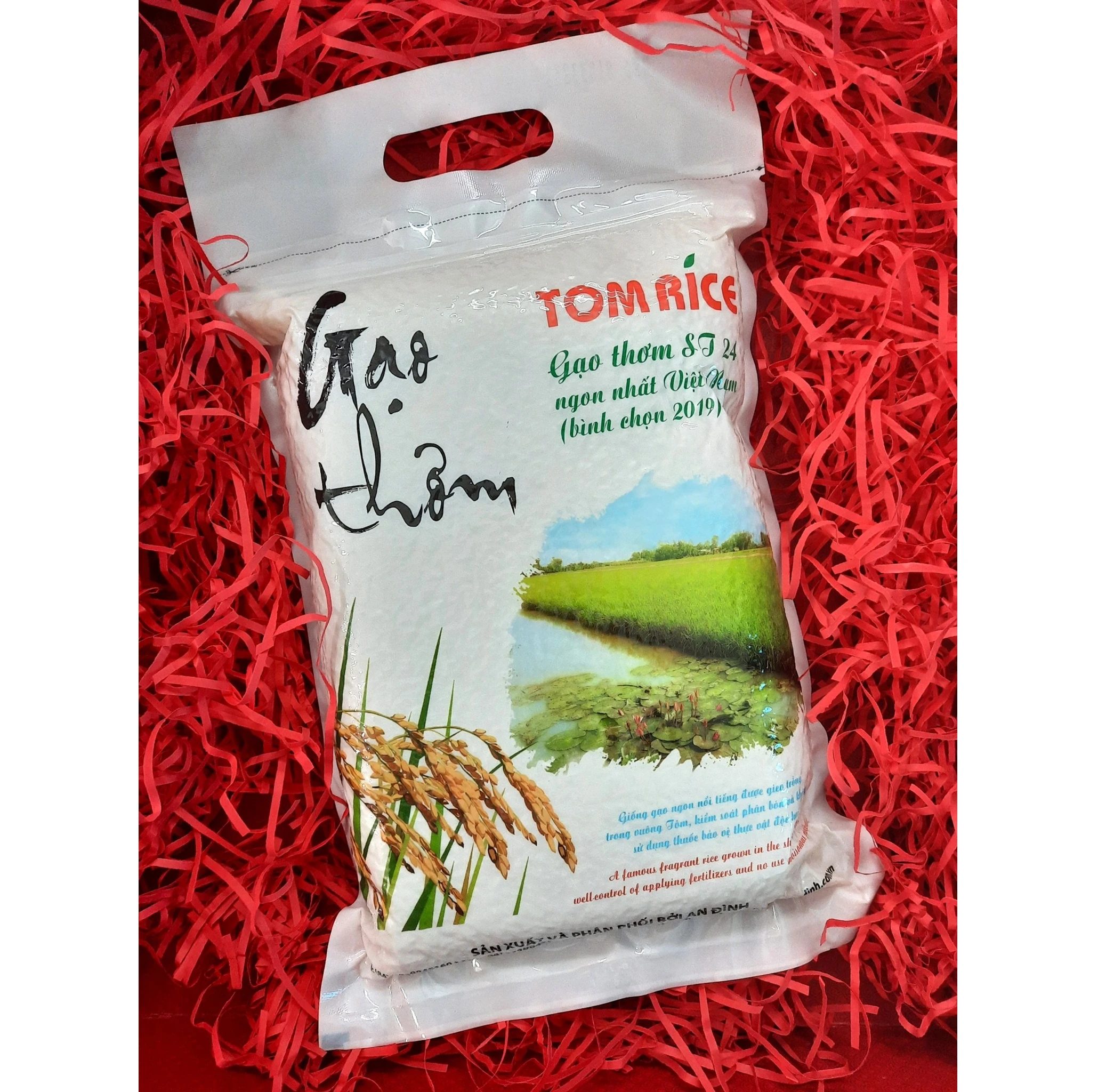 100% чистый шелковистый сортекс высококачественный органический белый рис высшего качества с длинным зерном изготовленный в Вьетнаме ST24 высокого