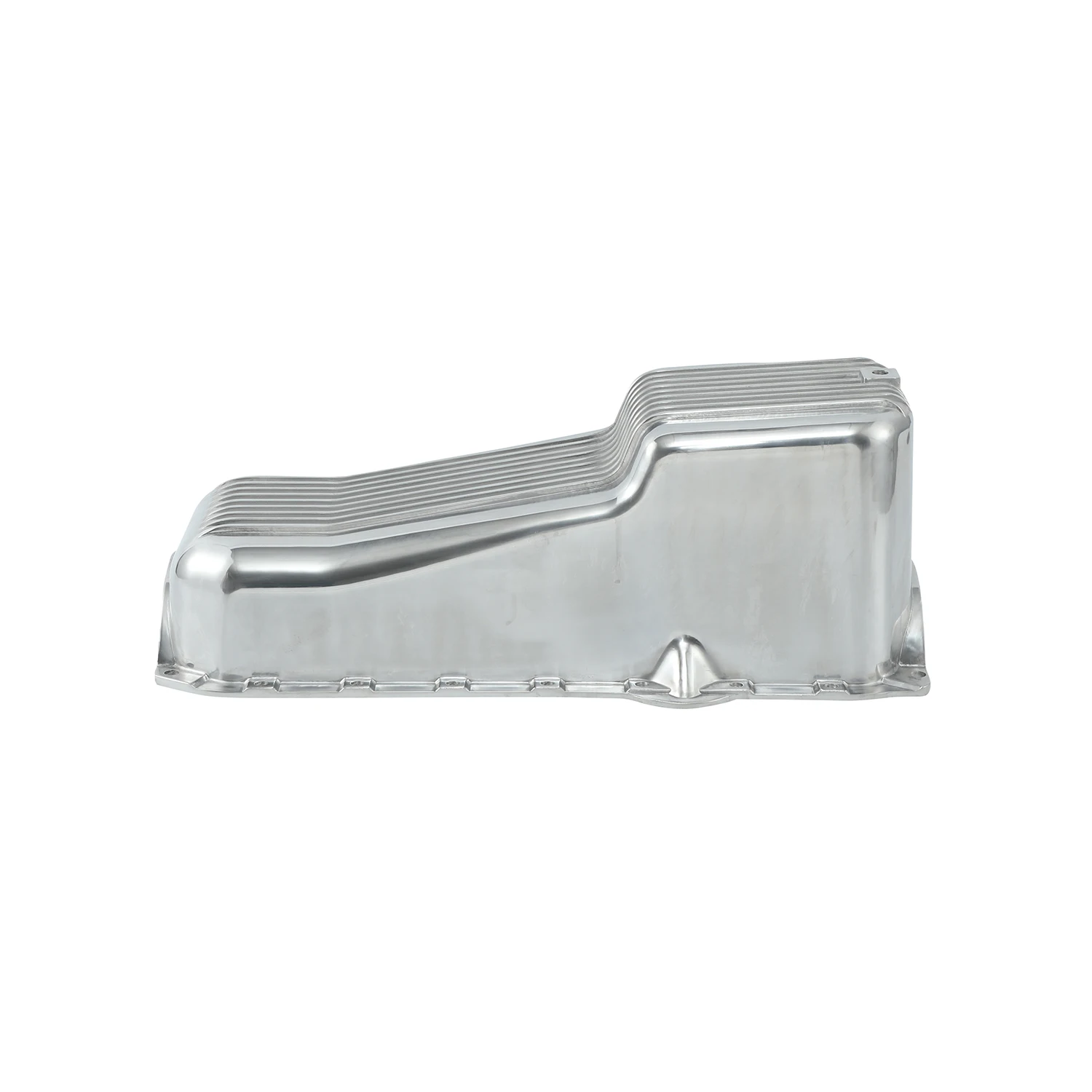 55-79 SBC Chevy 283 305 327 350 Engine Oil Pan Small Block Chevy Finned Polished Aluminum Oil Pan