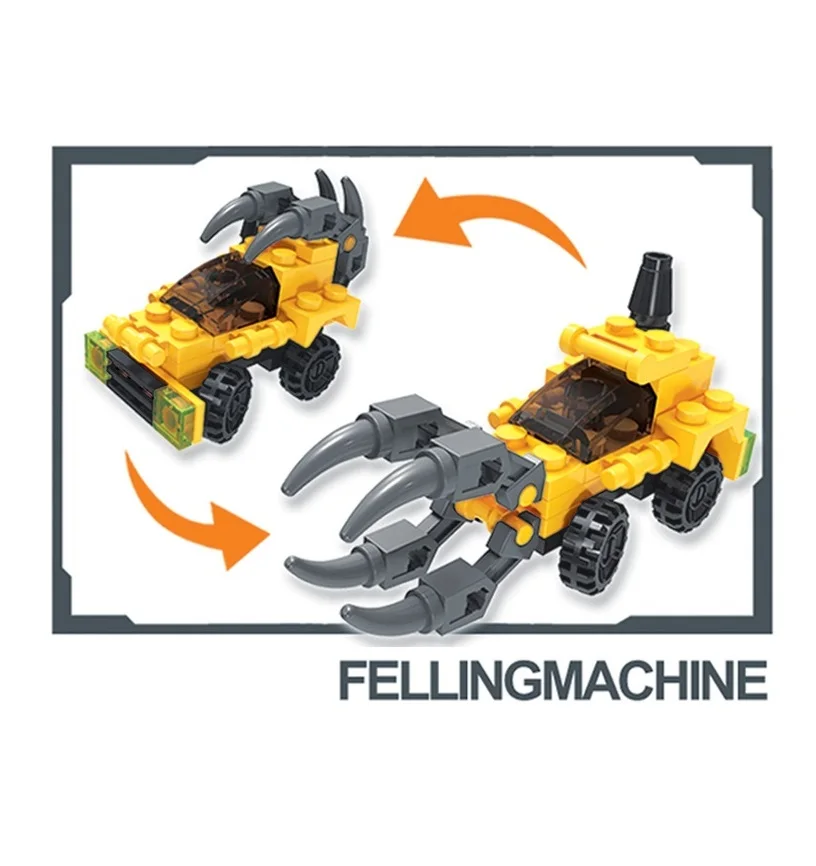 Discount STEM two in one engine vehicle ECO plastic pocket brick toy for beginner