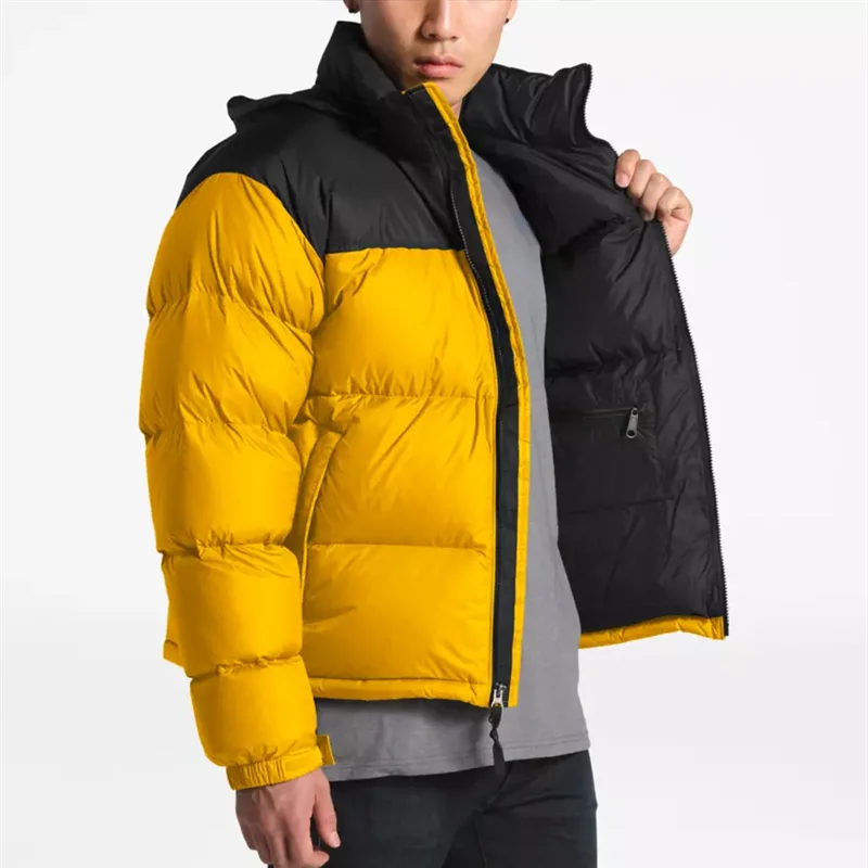 FIVEOCEANS 2020AW OEM High Quality mens Front Zip Up cropped winter 700 fill puffer jacket short 90% goose down jacket