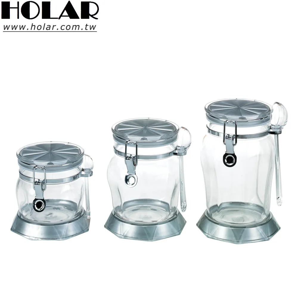 [Holar] Taiwan Made Kitchen Pantry Organization Plastic Food Container for Canning Sugar Flour Pasta Candy Cereal Coffee