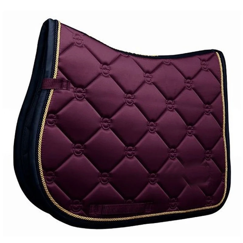 Reasonable Prices Horse Saddle Pads Polyester Fabric Saddle Pad With Glitter Comfort Saddle Pads