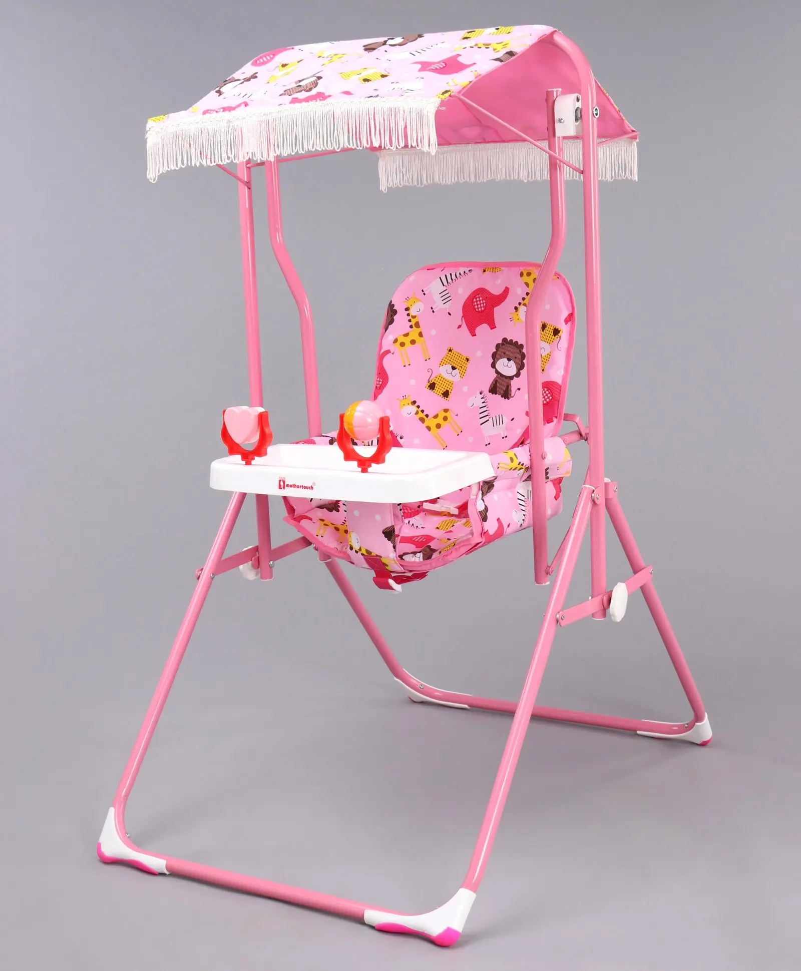 Популярные высококачественные детские качели для улицы садовые розового цвета по оптовой цене подходят детей от 6 до 36 месяцев