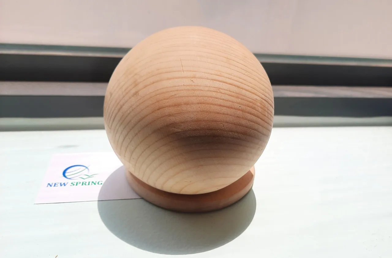 Best Choice 45 Varnish Wooden Ball Can Paint Glue Make Crafts 15Mm 30Mm For Baby