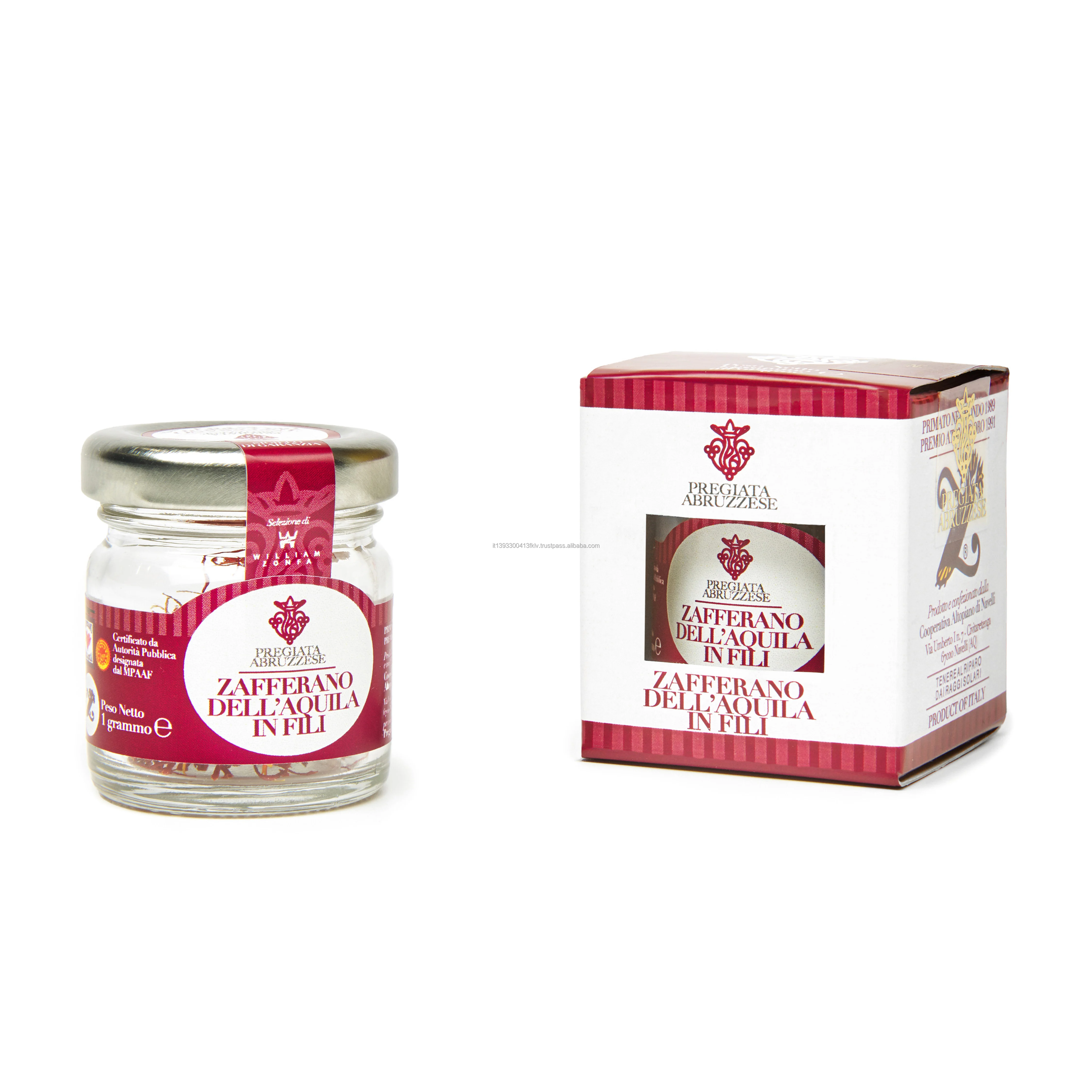 Top Quality  Italian Refined Saffron Sticks From Abruzzo
