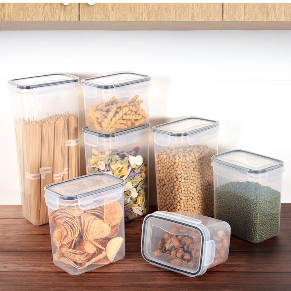 24 Piece Kitchen For Dry Food PP Airtight Bulk Food Storage Containers Set Pantry Organization And Storage With Labels
