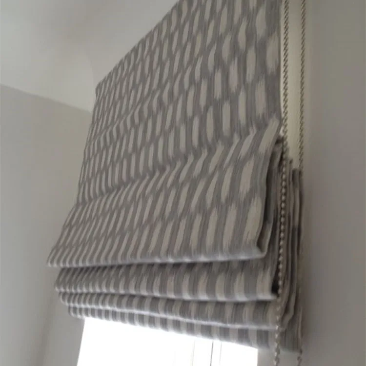 Затемняющие римские шторы из льняной хлопчатобумажной ткани затемняющие ручные роликовые