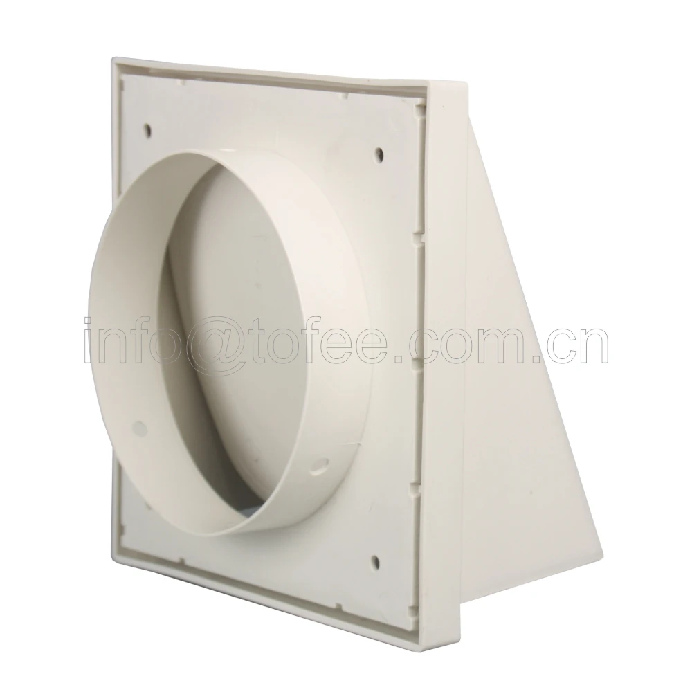 Plastic Hooded Air Vent with gravity non return valve