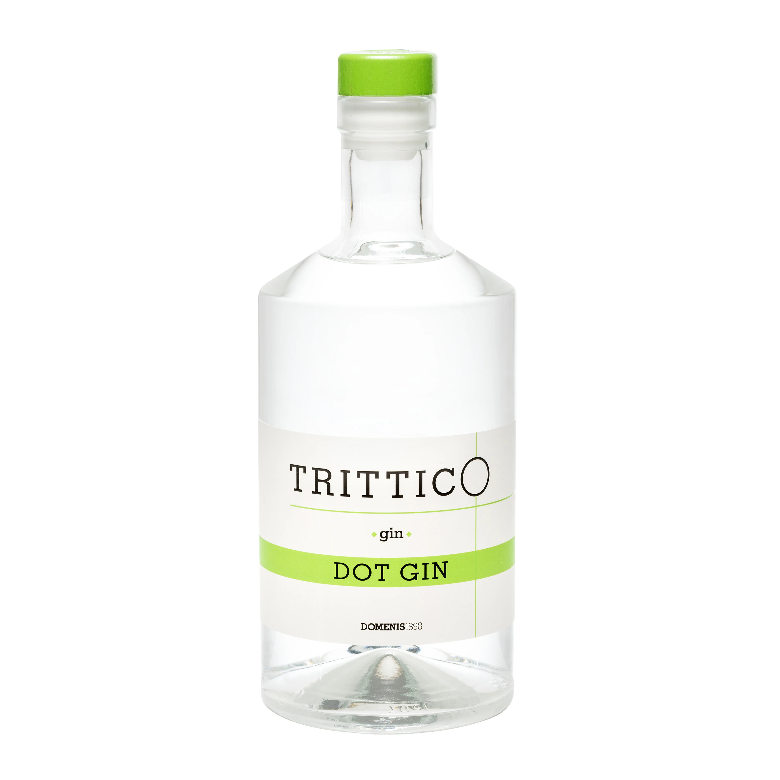 Made in Italy Ideal for Cocktails the TRITTICO Dot gin in 70 cl glass bottle