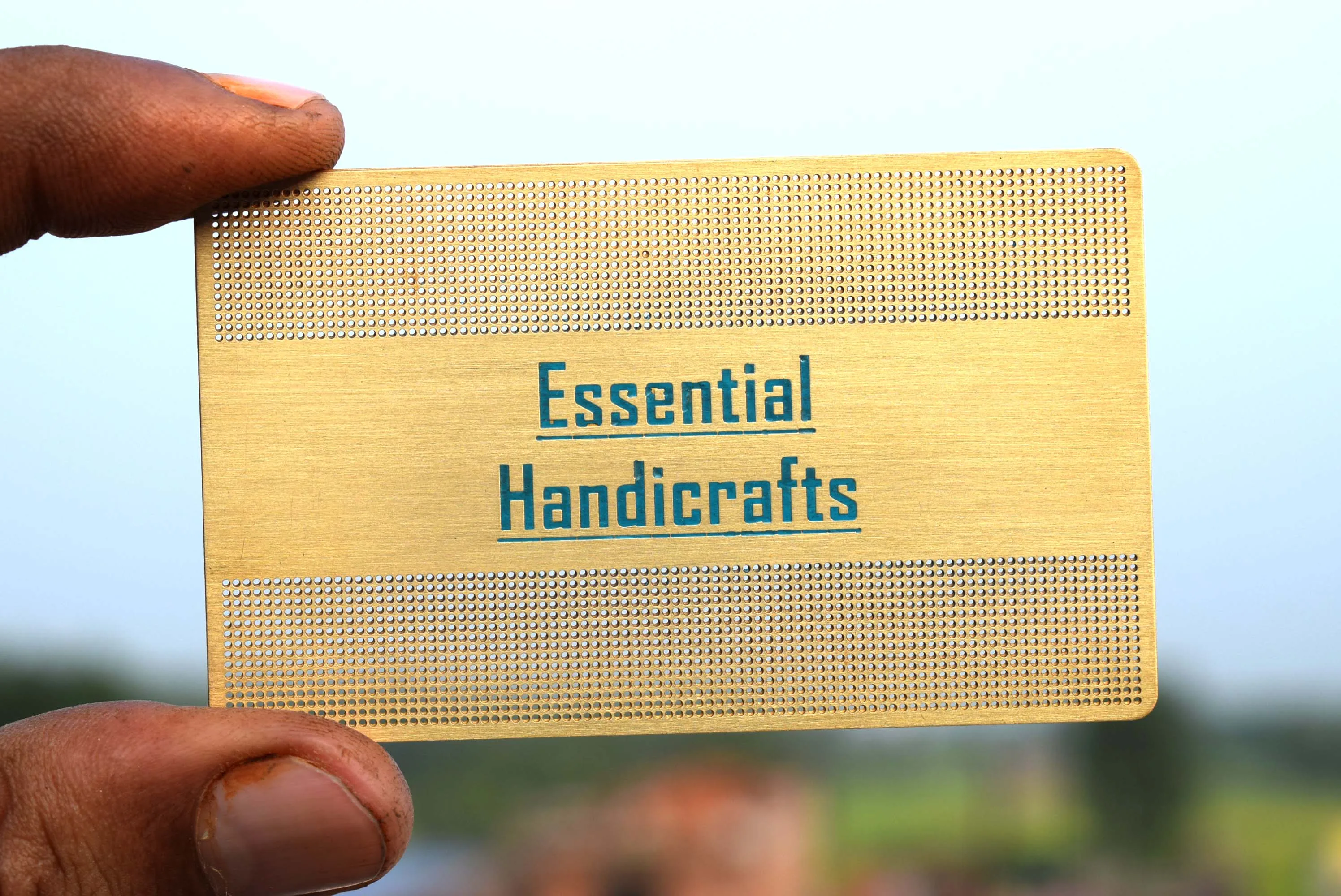 Customized Latest Brass Metal Business Card Standard High Quality Gold Made Luxurious Business Card Metal Crafts