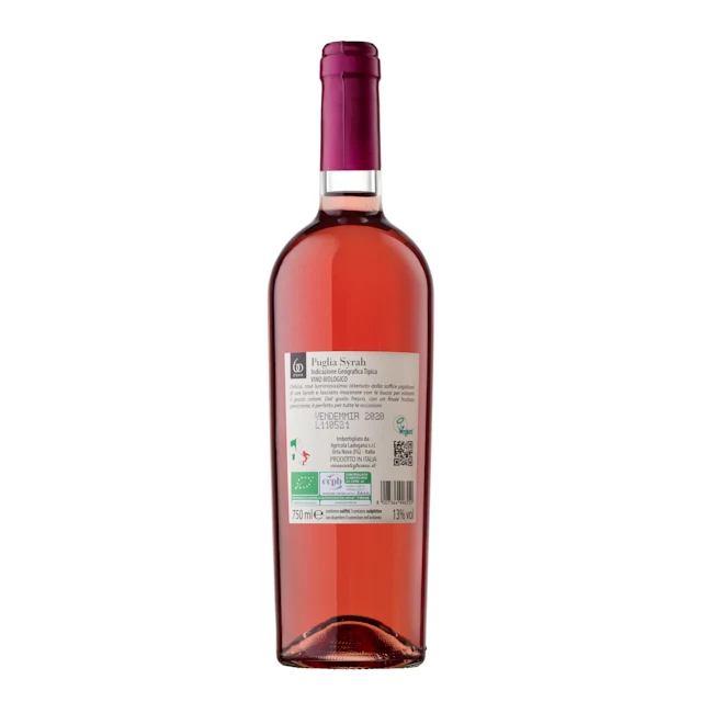 SYRAH ROSE WINE PUGLIA IGT 60 PASSI750ml