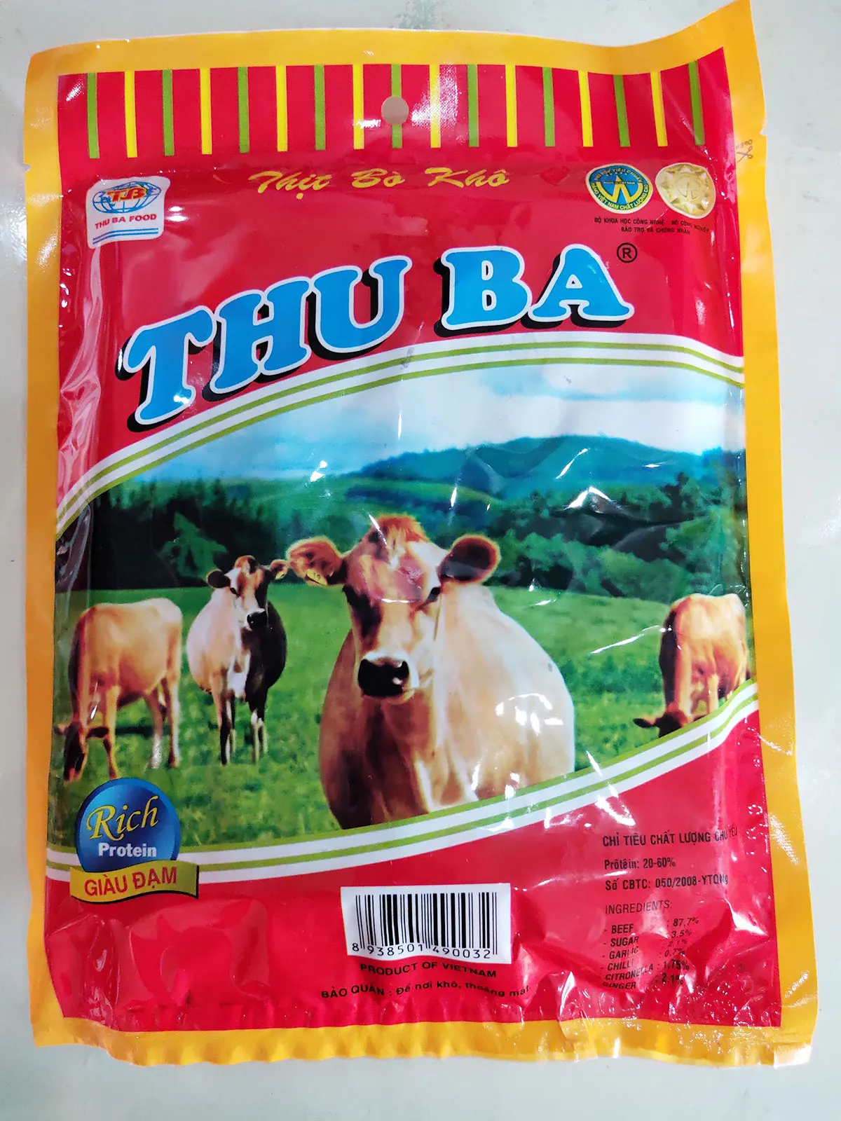 Top Quality Instant Food Beef Meat Dried Beef Jerky 200g