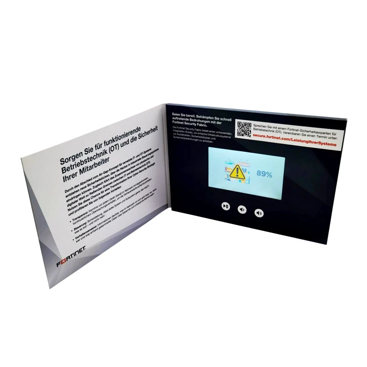 Chinese Homemade Wholesale maufacturer LCD video brochure module for strengthen business