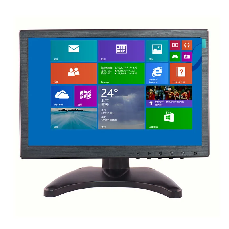 
ZHIXIANDA Desktop 10.1 inch 1280*800 Adjustable 12V Computer Monitor 