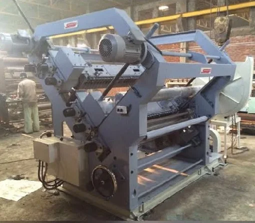 BOXMAC HEAVY DUTY DOUBLE PROFILE FINGERLESS SINGLE FACER PAPER CORRUGATION MACHINE MANUFACTURER