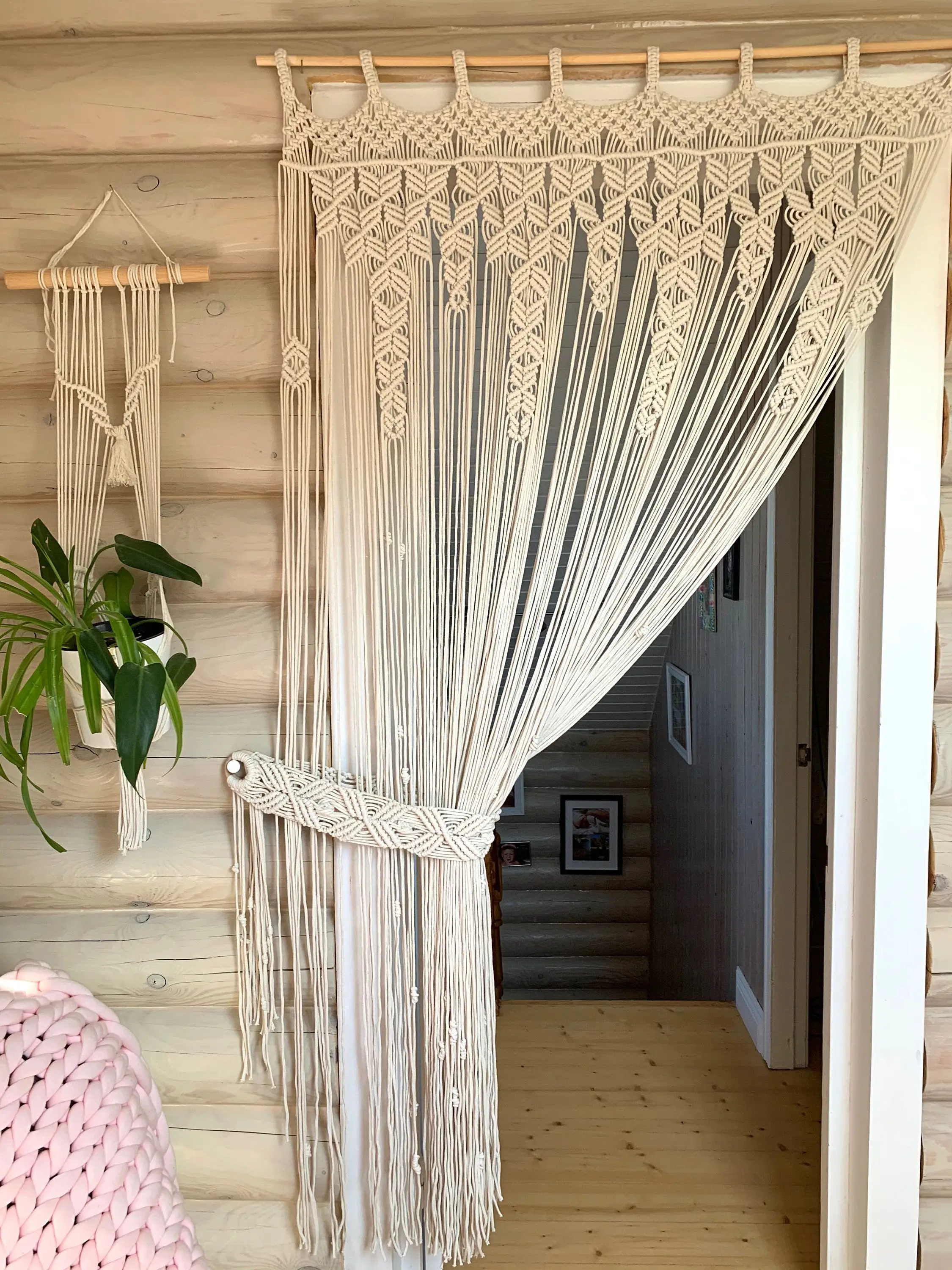 Macrame Large Wall Hanging - Macrame Wedding Hanging Backdrop - Wall Hanging Tapestry - Macrame Curtain