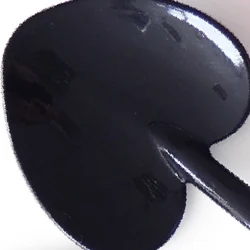 9cm PS Plastic Cutlery Heart Shape Spoon and Cake Fork