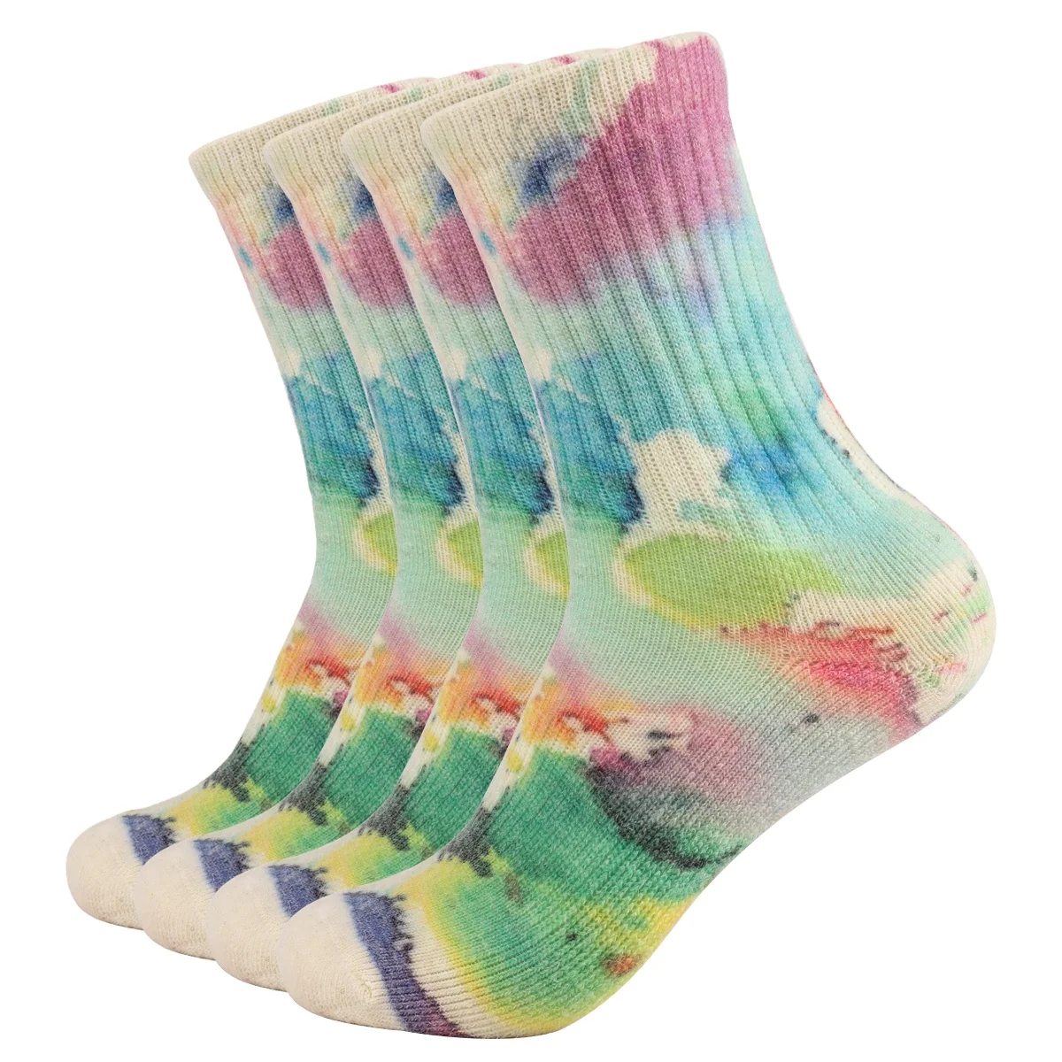 
Wholesale Manufacturer 180tian Custom Design Digital Photo Print Sport Socks for Kids 