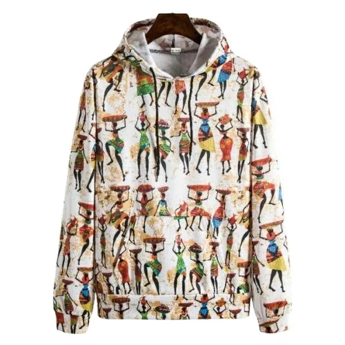 Popular costume 3D printed streetwear loose sublimation hoodies for men sublimation anime hoodies for men