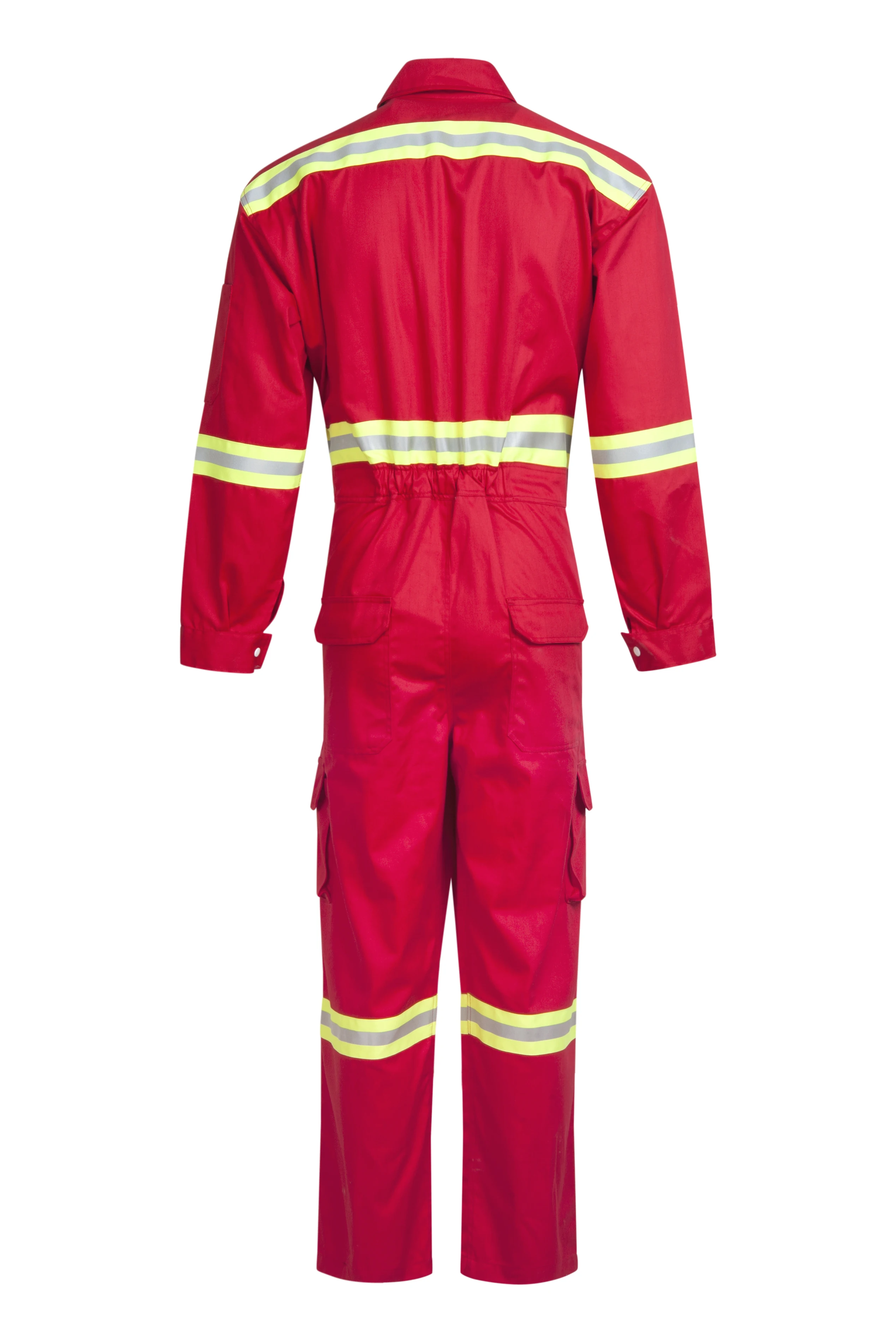 Heat resistant 65%cotton, 33% Modacrylic, 2% Ani-static Fiber Overalls reflective Flame Retardant Coverall