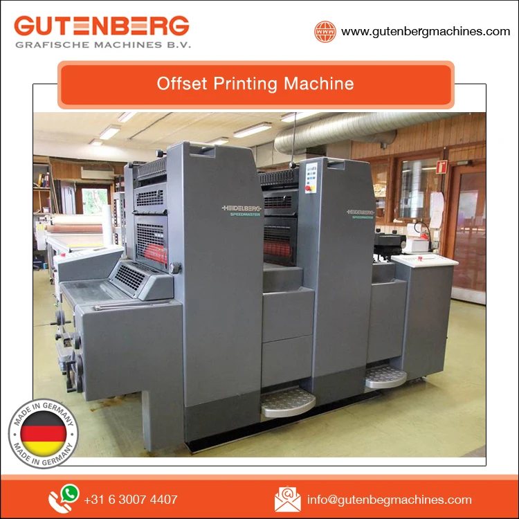 World Wide Selling Automatic Used Offset Printing Machine at Competitive Price