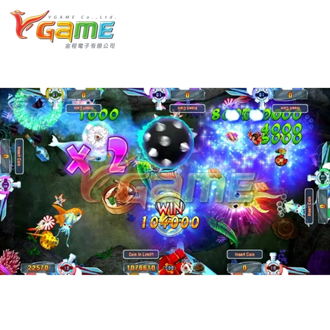 Игровой декодер VGAME Fish для игровой машины с монетами