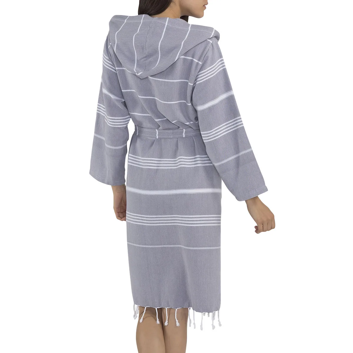 100% Cotton 560 Gr Bathrobe Turkish Towel Peshtemal Bath Robe for Women from Turkey Light Weight Luxury Bath Robes