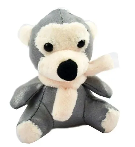 
Reflective Monkey Stuffed Toy Pendant Custom Keychains 