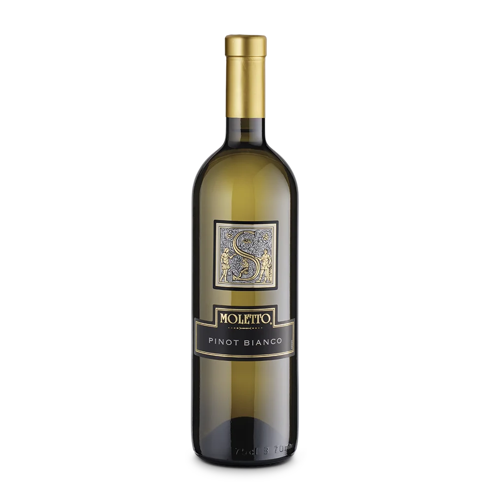 
Pinot Bianco White Still Wine From Italy Veneto District Produced From Pinot Bianco Grapes 