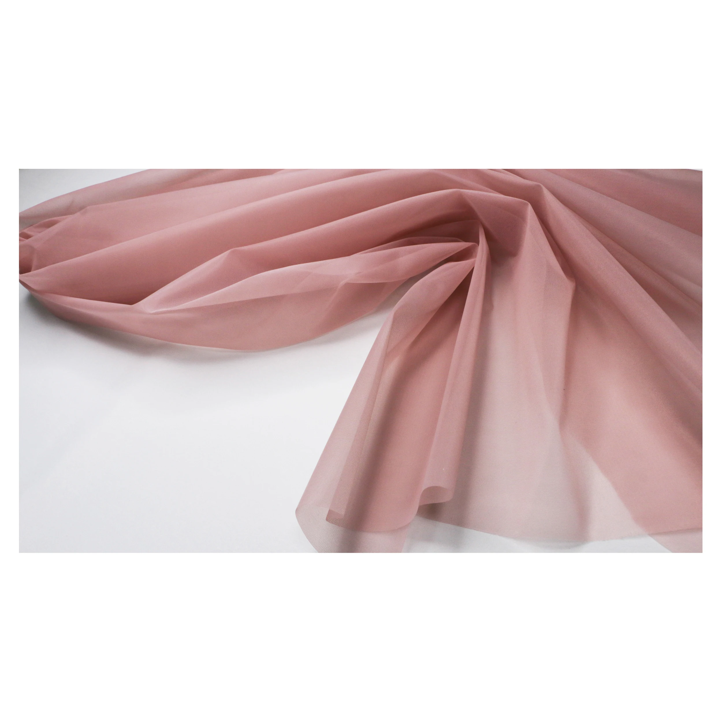7 Colors 30-34 gsm 100% (PES) Polyester Bridal Wedding Mesh Body Tulle Mesh Fabric Bridal Tulle Wholesale Manufacturer Matte Fab