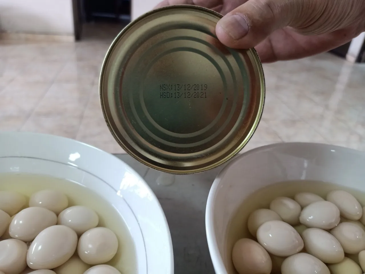 Замороженное перепелиное яйцо IQF для супа готовое к употреблению Жасмин/+