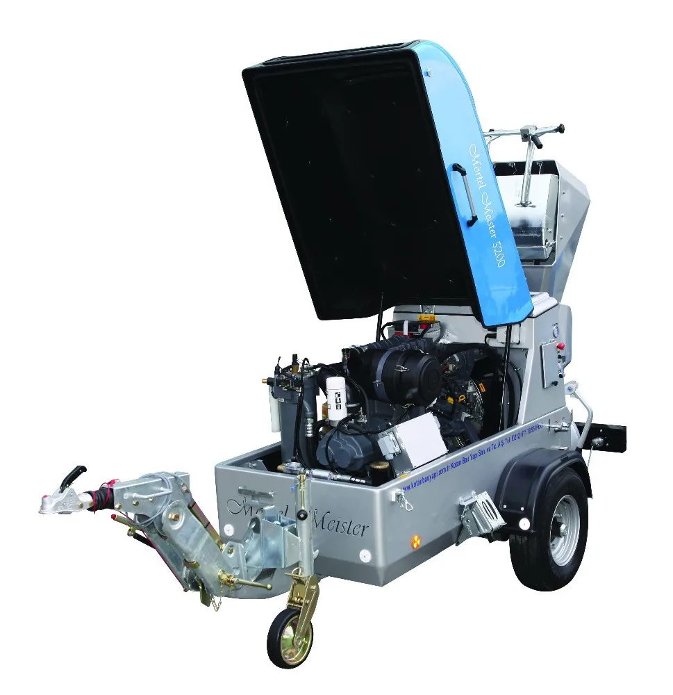 Mortel Meister 6000 BS Mortar Mixing and Transfer Machine - Screed Machine with Skip/Scraper