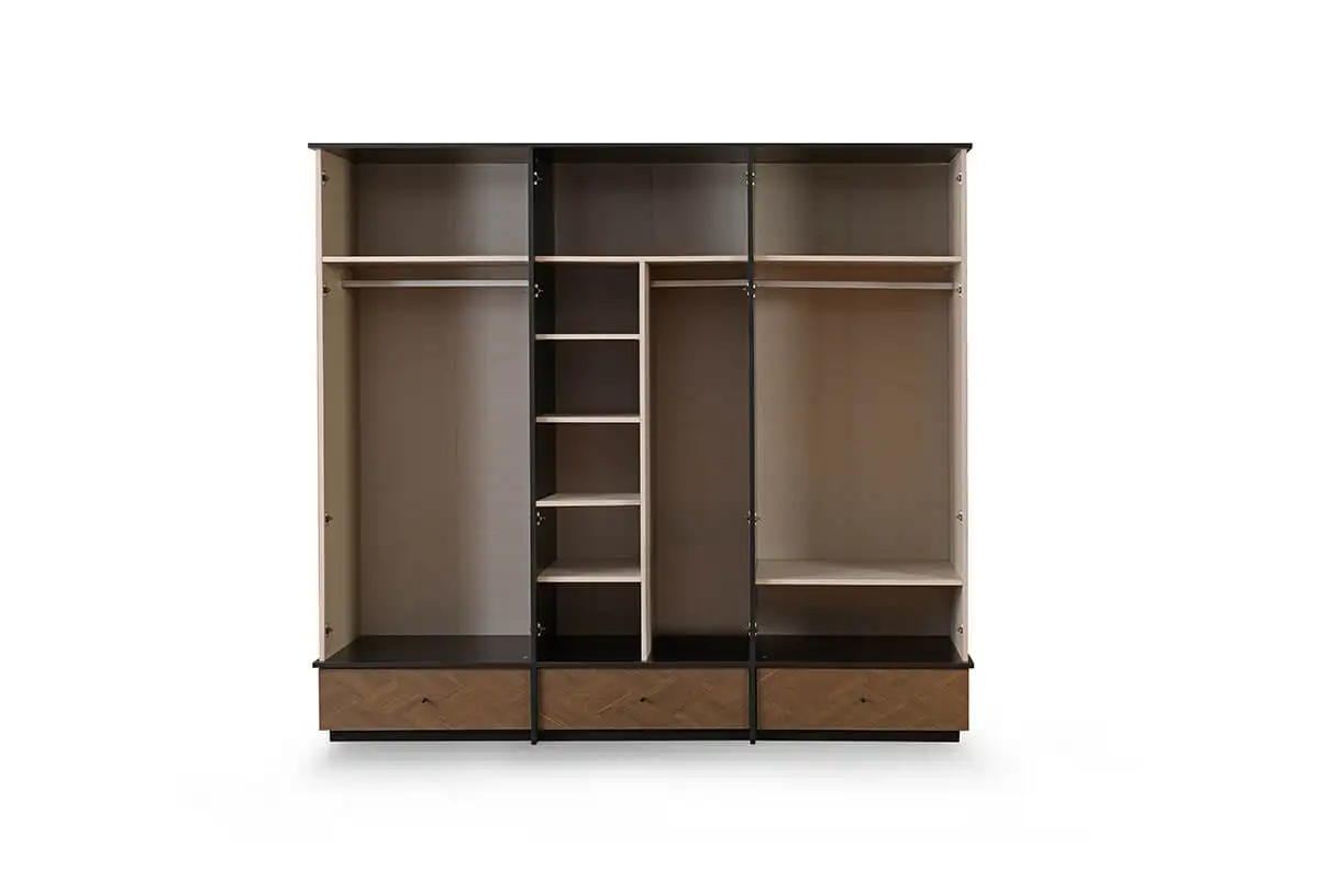 Bed with Storage Bedroom Set Chest of Drawer Wardrobe Night Stand Modern istanbul style home living furniture (iDER Sorrento)