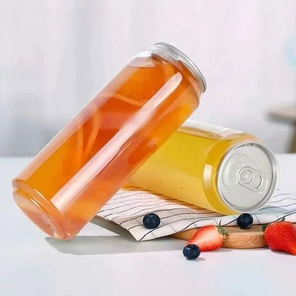 Disposable easy open plastic can