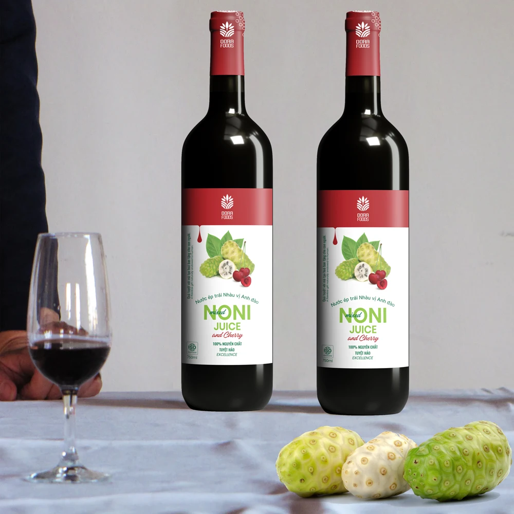 Смесь сока Noni и вишни OEM жидкая добавка энергетический напиток без добавок фруктовый сок нони ферментный