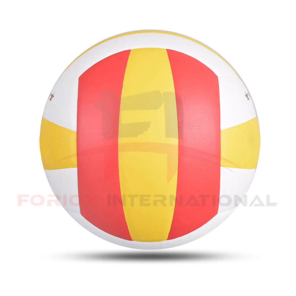 
wholesale Soft Foam Microfiber PU volley balls colorful Size 5 custom Beach volleyball 
