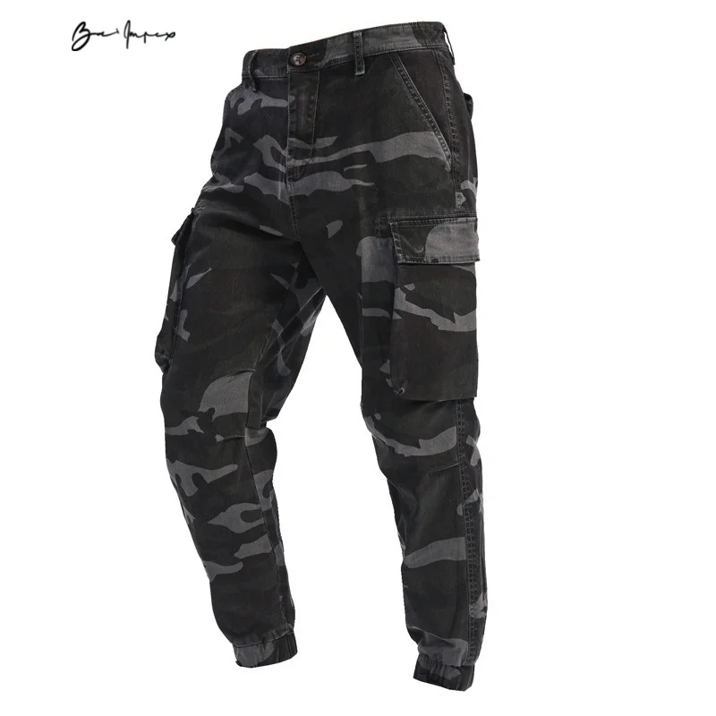 wholesale custom made 95%cotton 5% spandex 2021 Cargo Pants Slim Fit Casual Jogger sweatpants for young and teen younger b