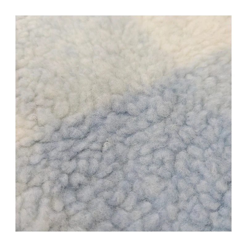 Мягкая матовая ткань, флисовая ткань из 100% полиэстера для жилета sherpa