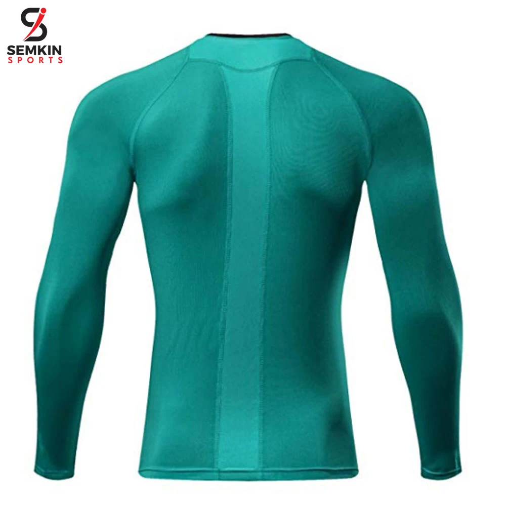 Оптовая продажа пользовательский сублимационный простой новый фитнес ММА топ гвардия для мужчин Рашгард 2021