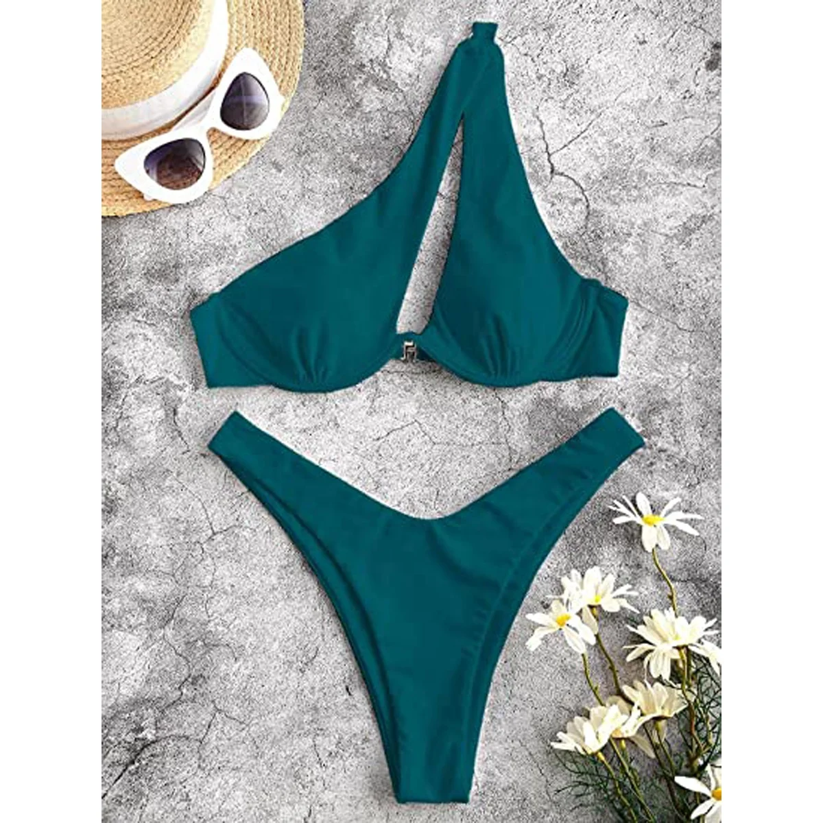 Wholesale Crochet Solid Color Tankini bikini Set Customize Beach Wear Women Swimwear