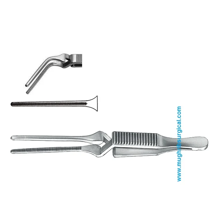 Debakey-Diethrich Mini Bulldog Atraumatic Clamp Straight jaw size 14mm Leanght 50mm pressure 180gr